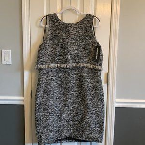 NWT Karl Lagerfeld Black and White Dress Size 16